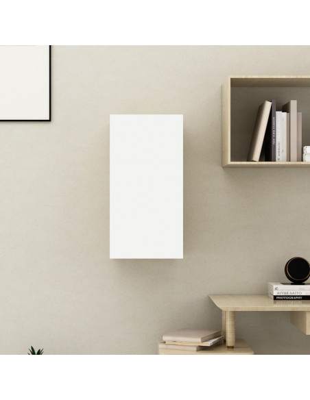 Mobile Porta TV Bianco 30,5x30x60 cm in Legno Multistrato