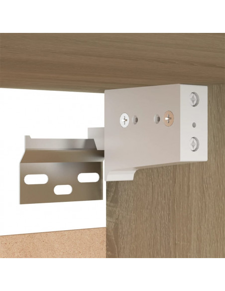 Mobili TV 2pz Rovere Sonoma 30,5x30x60 cm in Legno Multistrato