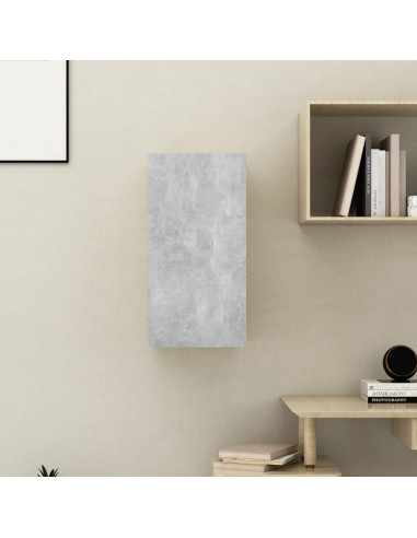 Mobile Porta TV Grigio Cemento 30,5x30x60 cm Legno Multistrato