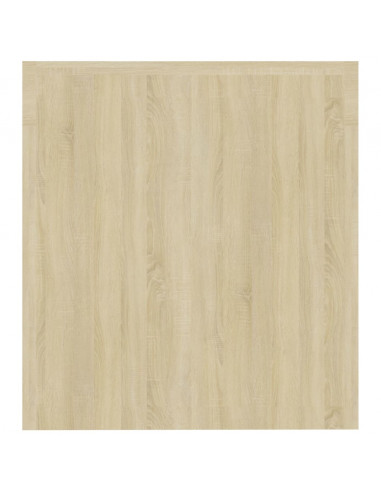 Mobile Porta TV con Luci LED Rovere Sonoma 140x36,5x40 cm