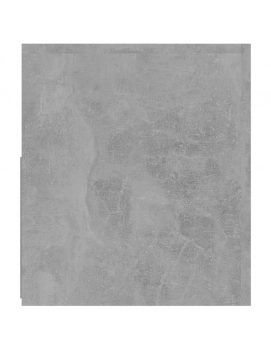 Mobile Porta TV con Luci LED Grigio Cemento 120x35x40 cm