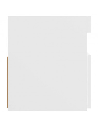 Mobile Porta TV con Luci LED Bianco 120x35x40 cm