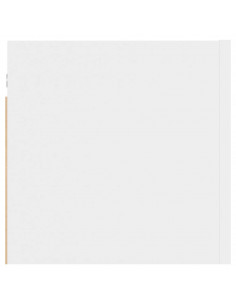 Mobile Porta TV a Parete Bianco 30,5x30x30 cm 2