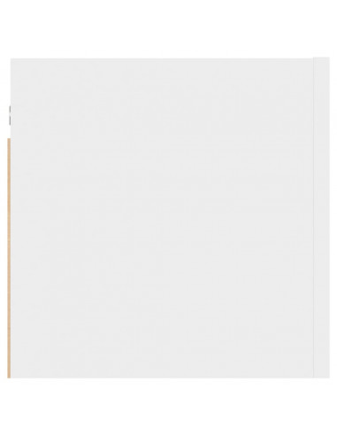 Mobili Porta TV a Parete 2pz Bianchi 30,5x30x30 cm