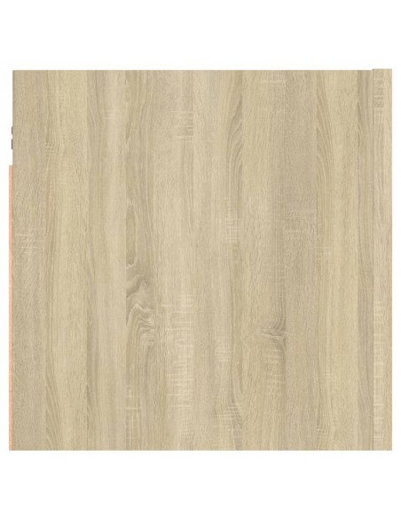 Mobili Porta TV a Parete 2pz Rovere Sonoma 30,5x30x30 cm