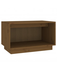 Mobile Porta TV Miele 60x35x35 cm in Legno Massello di Pino 2