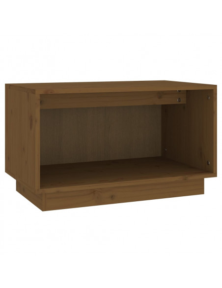 Mobile Porta TV Miele 60x35x35 cm in Legno Massello di Pino