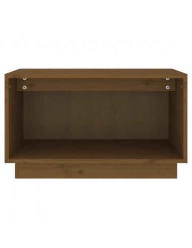 Mobile Porta TV Miele 60x35x35 cm in Legno Massello di Pino