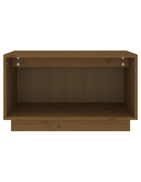 Mobile Porta TV Miele 60x35x35 cm in Legno Massello di Pino