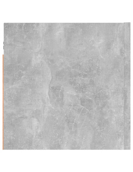 Mobili Porta TV a Parete 2pz Grigio Cemento 30,5x30x30 cm
