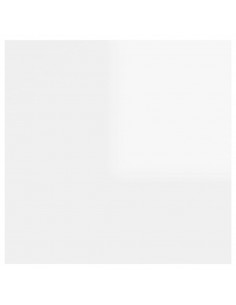 Mobile Porta TV a Parete Bianco Lucido 30,5x30x30 cm 2