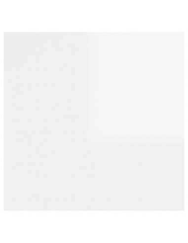 Mobile Porta TV a Parete Bianco Lucido 30,5x30x30 cm