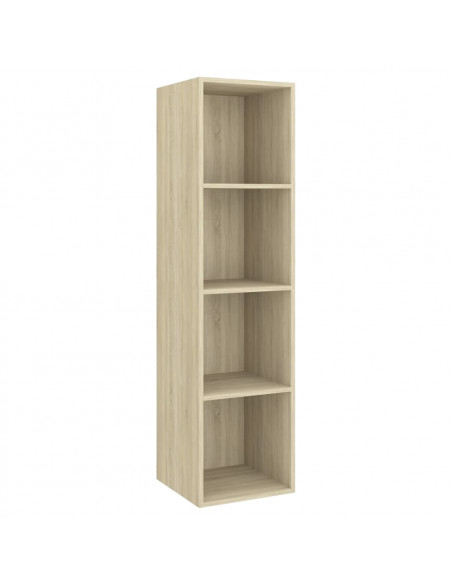 Mobile TV Parete Rovere Sonoma 37x37x142,5cm Legno Multistrato