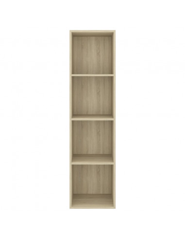 Mobile TV Parete Rovere Sonoma 37x37x142,5cm Legno Multistrato