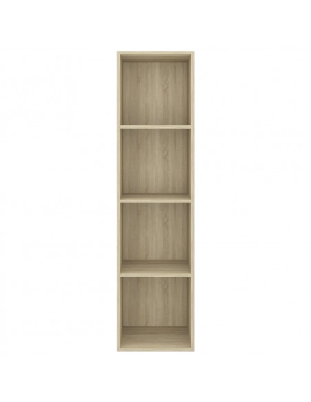 Mobile TV Parete Rovere Sonoma 37x37x142,5cm Legno Multistrato