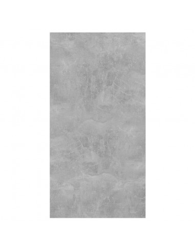 Mobile TV da Parete Grigio Cemento 37x37x72cm Legno Multistrato