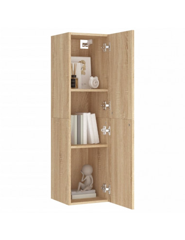 Mobile Porta TV Rovere Sonoma 30,5x30x110 cm Legno Multistrato