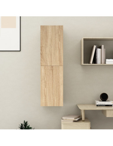 Mobile Porta TV Rovere Sonoma 30,5x30x110 cm Legno Multistrato