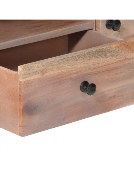 Mobile Porta TV 118x30x40 cm in Legno Massello di Acacia