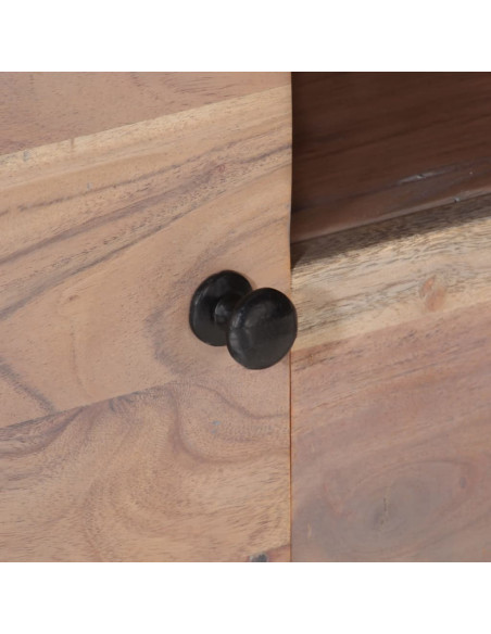 Mobile Porta TV 118x30x40 cm in Legno Massello di Acacia