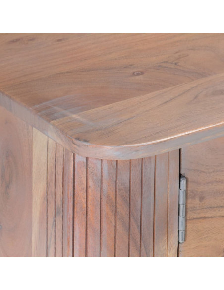 Mobile Porta TV 118x30x40 cm in Legno Massello di Acacia