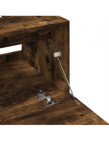 Mobile Lavabo Rovere Fumo 80x33x60 cm in Legno Multistrato