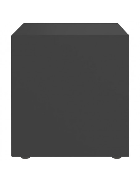 Mobile Porta TV Grigio 37x35x37 cm in Legno Multistrato