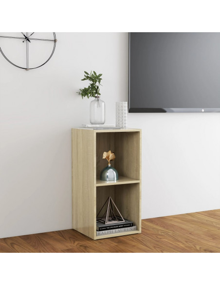Mobile Porta TV Rovere Sonoma 72x35x36,5cm in Legno Multistrato