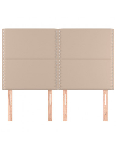 Testiere 4 pz Cappuccino 72x5x78/88 cm in Similpelle