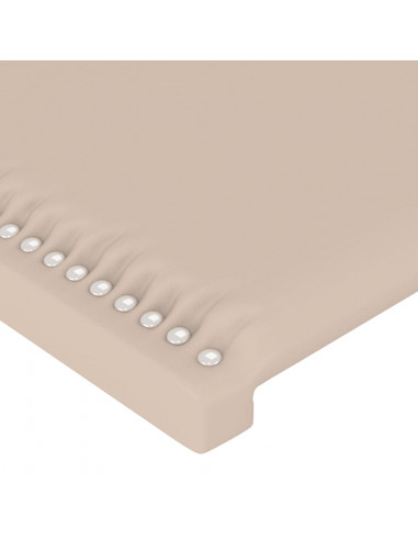 Testiere 4 pz Cappuccino 72x5x78/88 cm in Similpelle