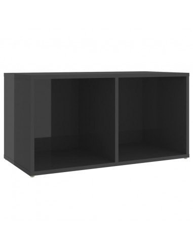 Mobili Porta TV 2 pz Grigio Lucido 72x35x36,5 cm in Truciolato