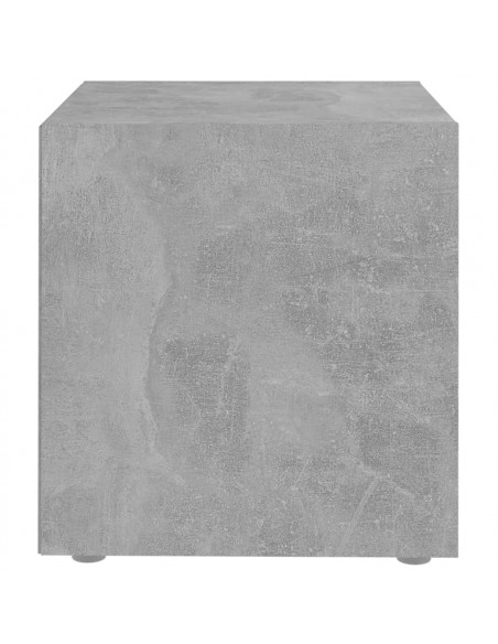 Mobili Porta TV 4pz Grigio Cemento 37x35x37cm Legno Multistrato