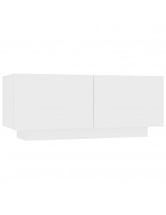 Mobile Porta TV Bianco 100x35x40 cm in Legno Multistrato 2