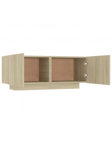 Mobile Porta TV Rovere Sonoma 100x35x40 cm in Legno Multistrato