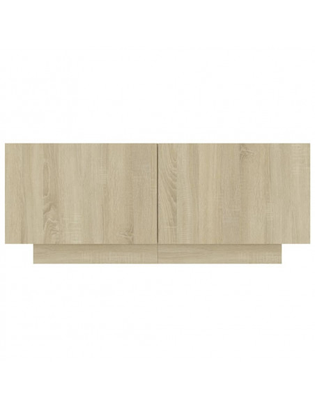 Mobile Porta TV Rovere Sonoma 100x35x40 cm in Legno Multistrato
