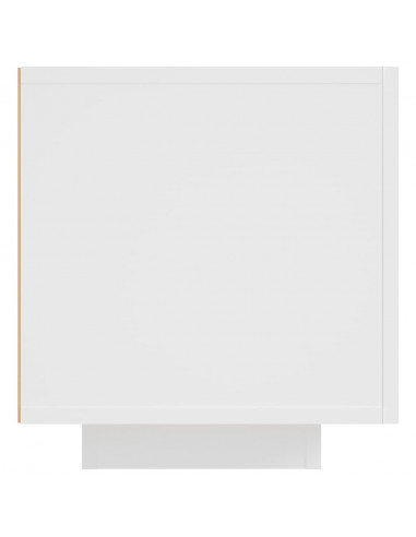 Mobile Porta TV con Luci LED Bianco 160x35x40 cm