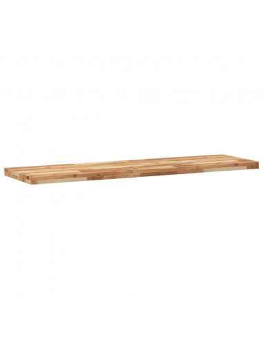 Mensole da Parete 2 pz 160x40x4 cm Legno Acacia Rifinito a Olio