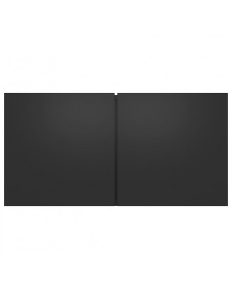 Mobile Porta TV Sospeso Nero 60x30x30cm