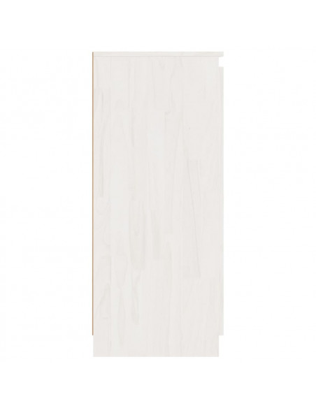 Credenze 3 pz in Legno Massello di Pino Bianco