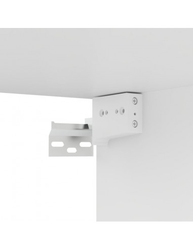 Set di Mobili Porta TV 6 pz Bianco in Legno Multistrato