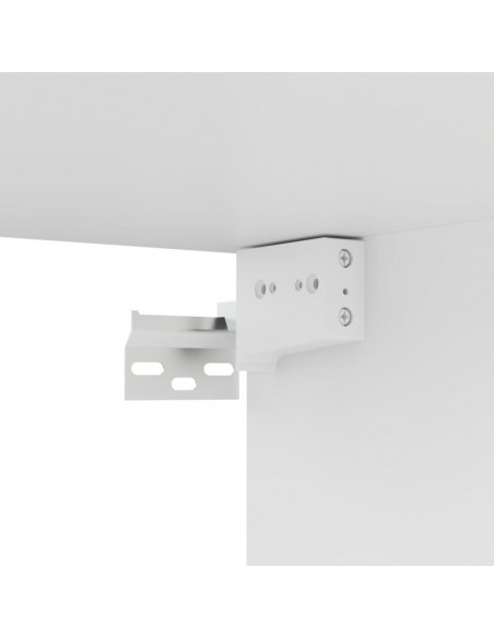 Set di Mobili Porta TV 6 pz Bianco in Legno Multistrato