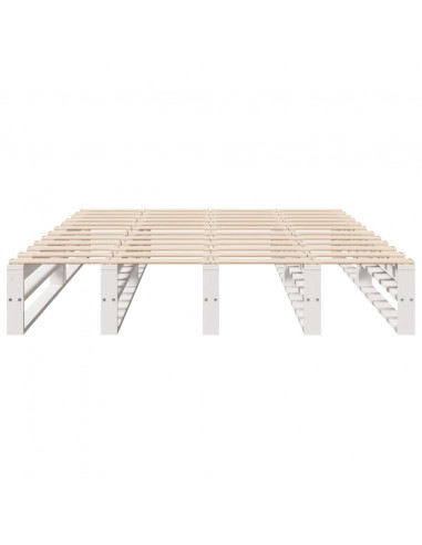 Giroletto Bianco 140x190 cm in Legno Massello di Pino