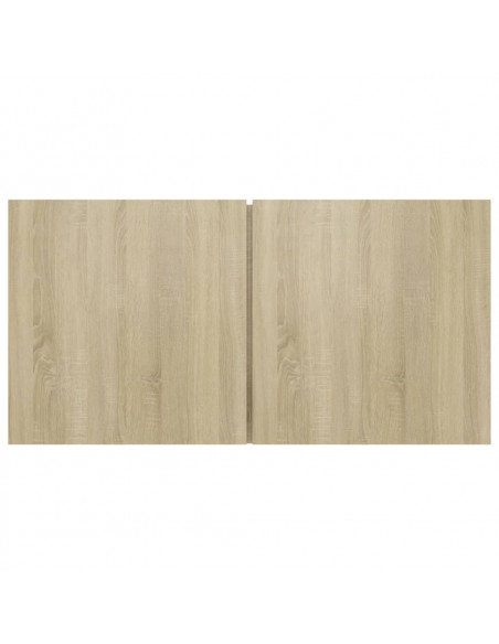 Mobili Porta TV Pensili 3pz Rovere Sonoma 60x30x30 cm
