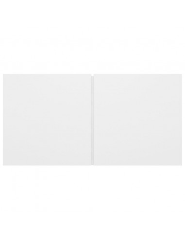 Mobile Porta TV Pensile Bianco 60x30x30 cm