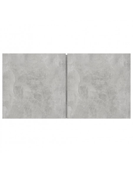 Mobili Porta TV Pensili 2pz Grigio Cemento 60x30x30 cm