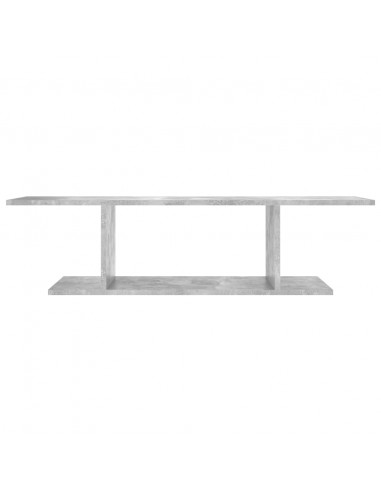 Mobile Porta TV a Parete Grigio Cemento 103x30x26,5 cm