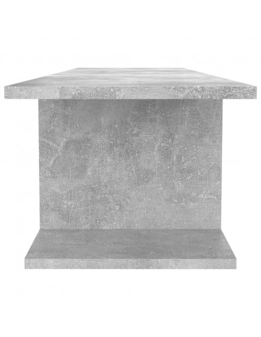 Mobile Porta TV a Parete Grigio Cemento 103x30x26,5 cm