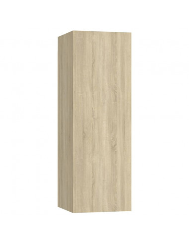 Set di Mobili Porta TV 10 pz Rovere Sonoma in Legno Multistrato