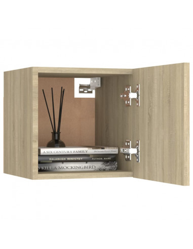 Set di Mobili Porta TV 7 pz Rovere Sonoma in Legno Multistrato
