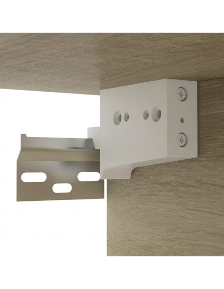 Set di Mobili Porta TV 3 pz Rovere Sonoma in Legno Multistrato